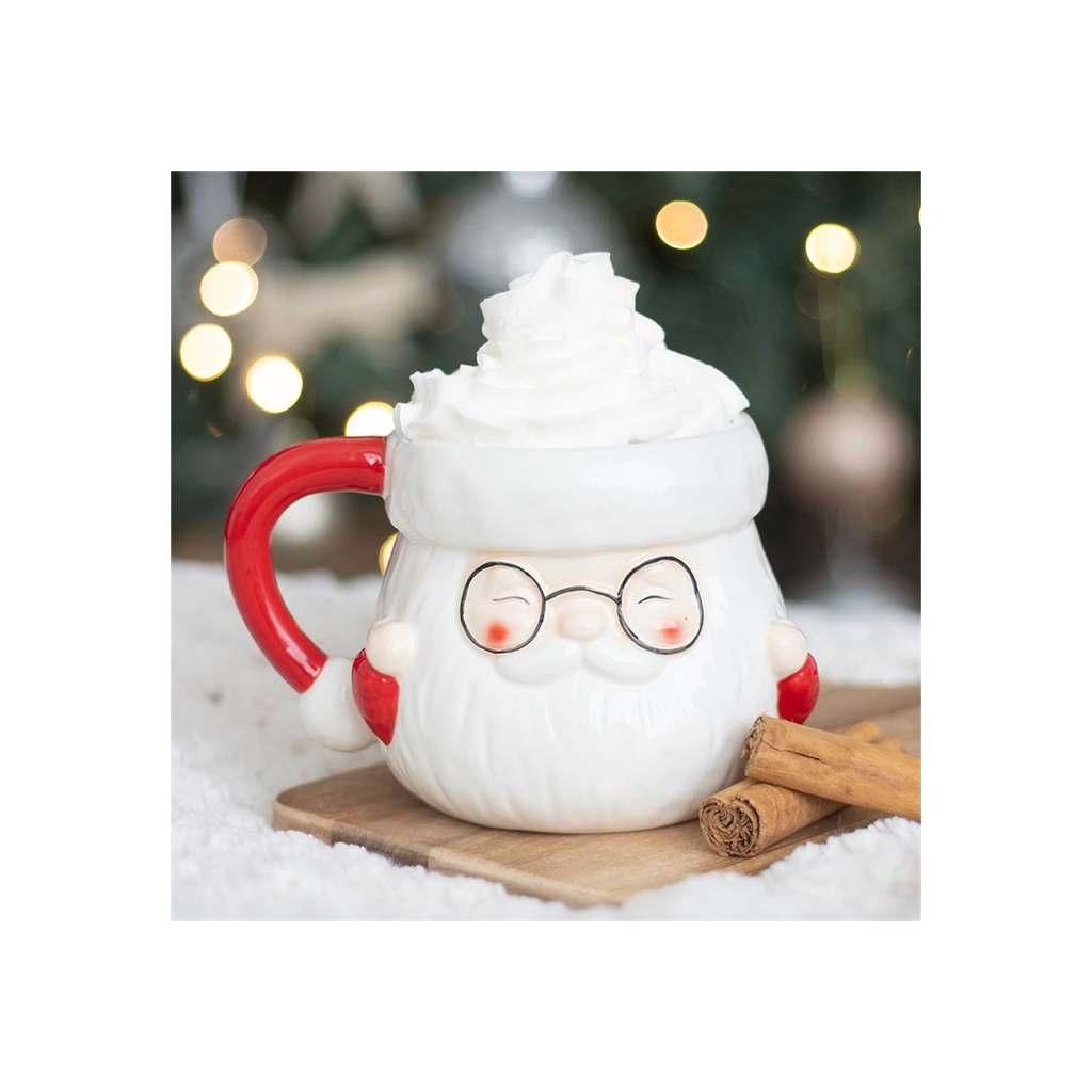 Santa Claus Shaped Mug