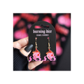 Burning Dice Earrings