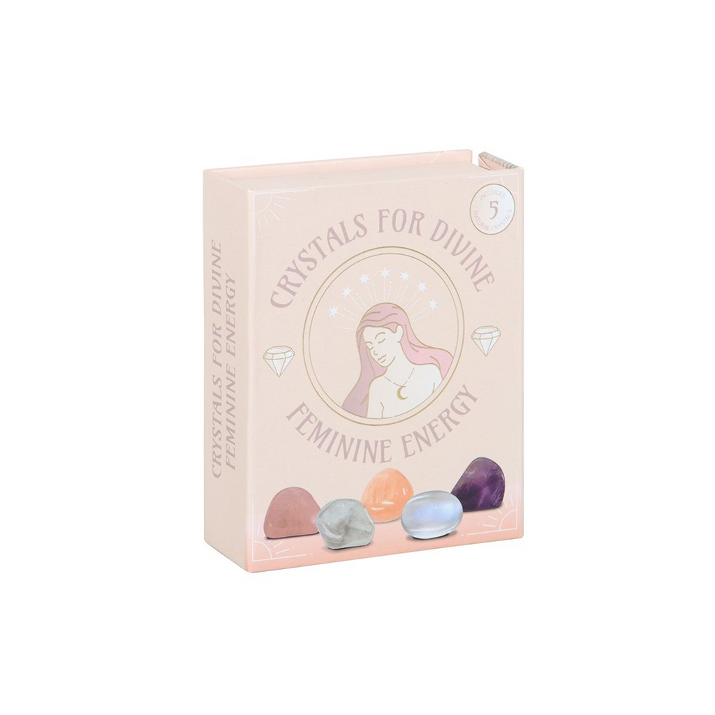 Set of 5 Crystals for Divine Feminine Energy