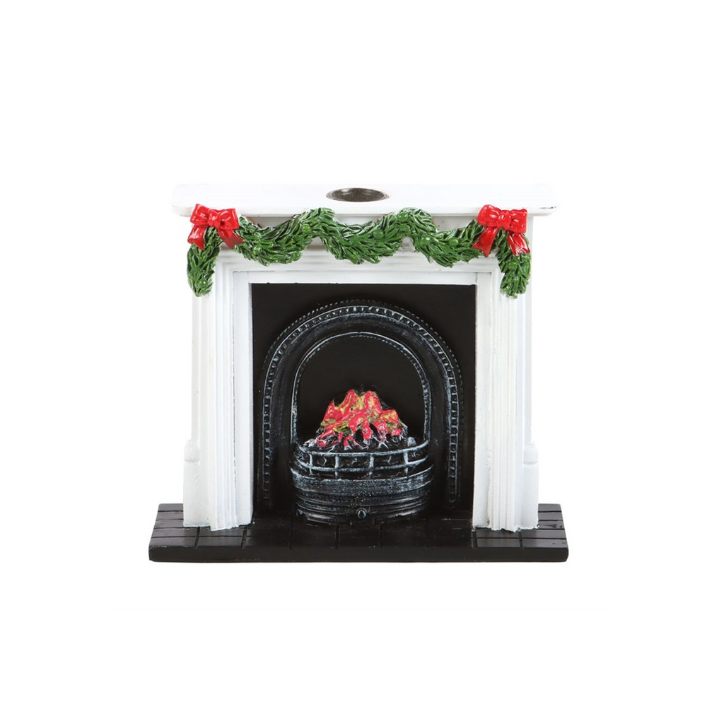 Christmas Fireplace Backflow Incense Burner