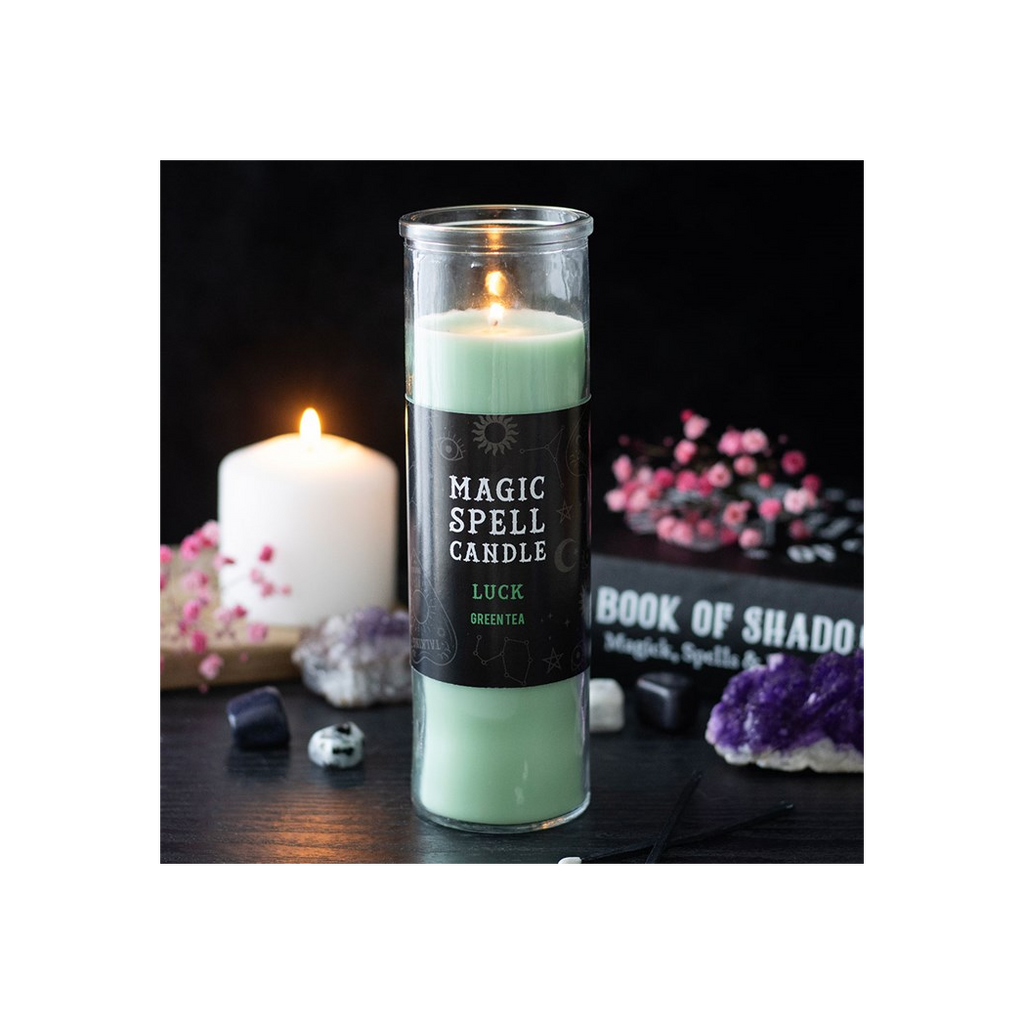Luck Green Tea Magic Spell Tube Candle