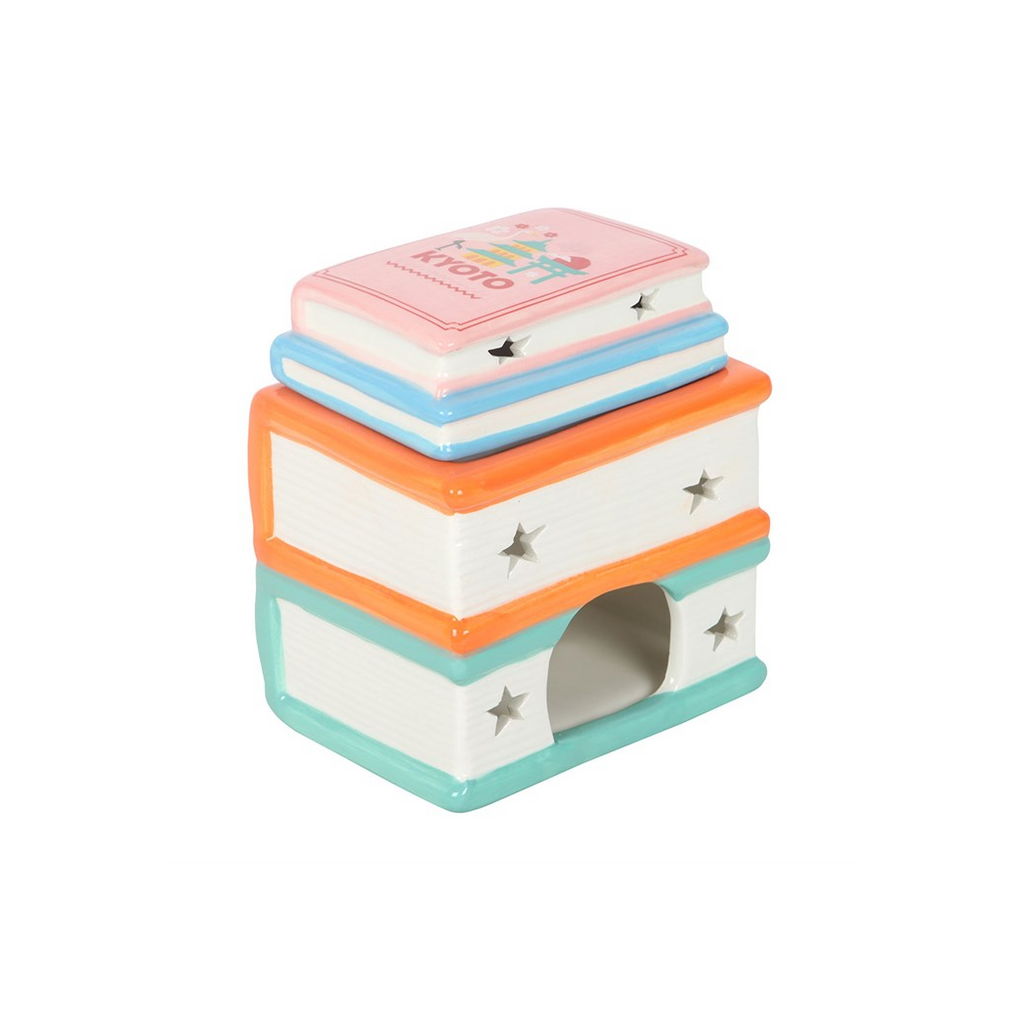 Travel Book Stack Oil Burner and Wax Warmer