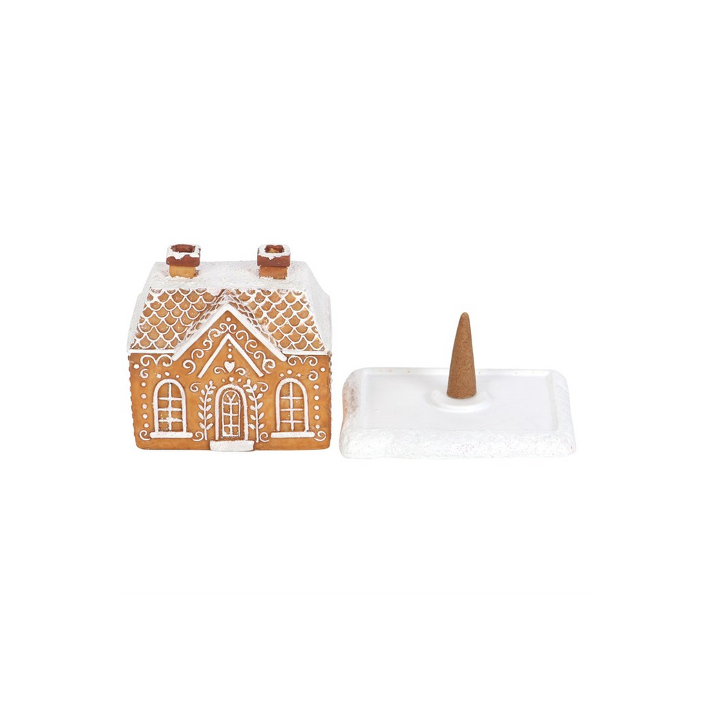 Gingerbread House Incense Cone Burner