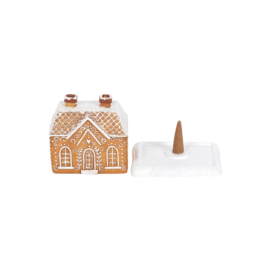 Gingerbread House Incense Cone Burner