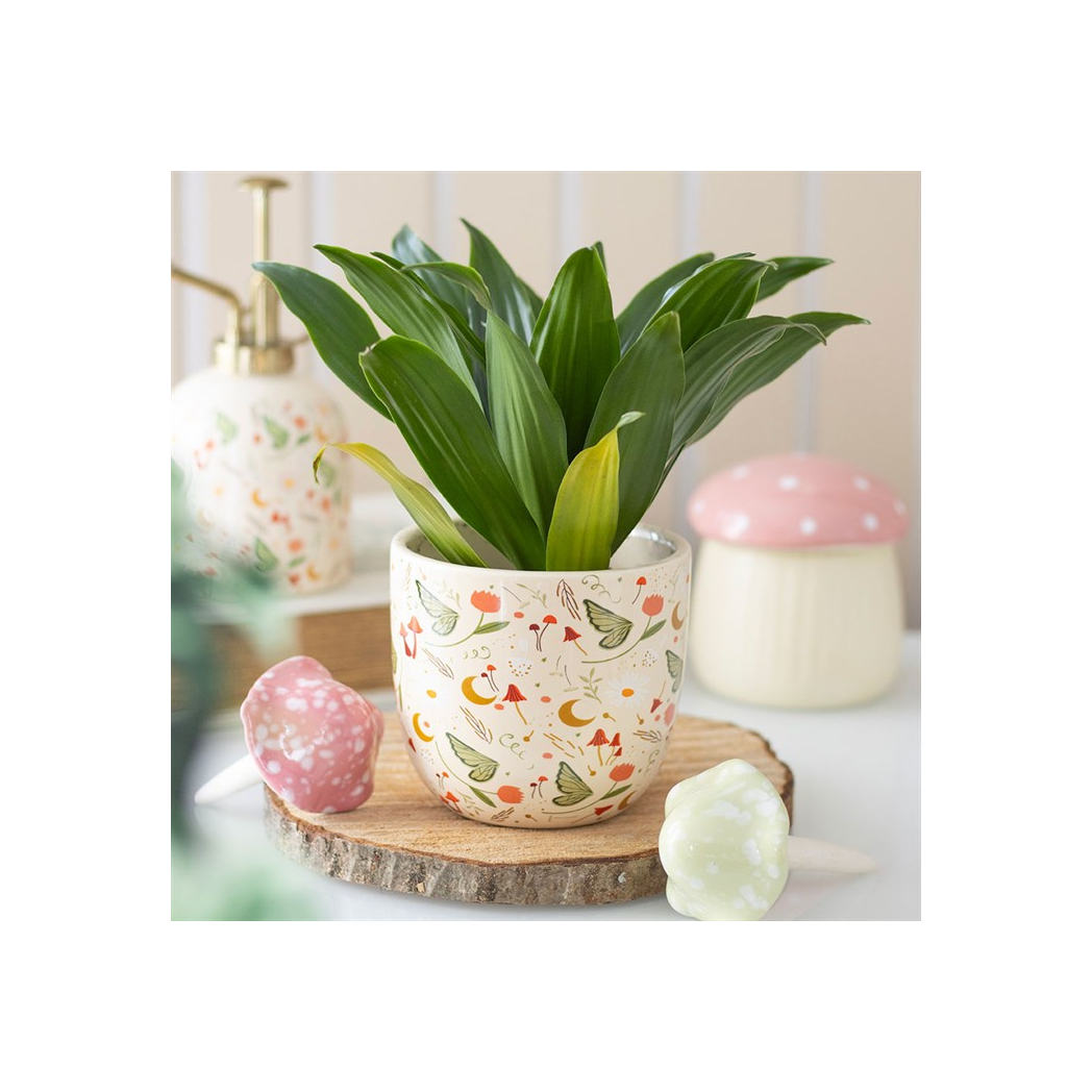 Fairy Folklore Print Plant Pot