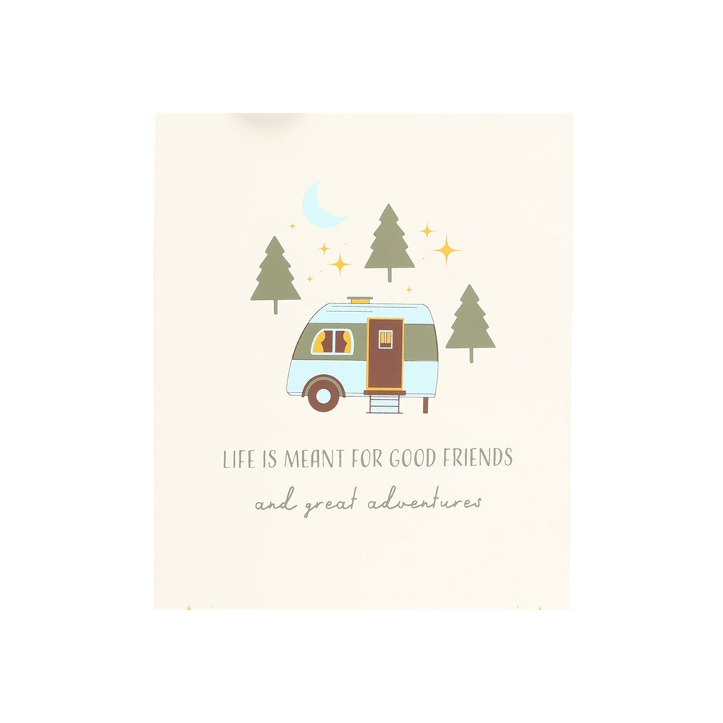 Good Friends and Great Adventures Hanging Sign