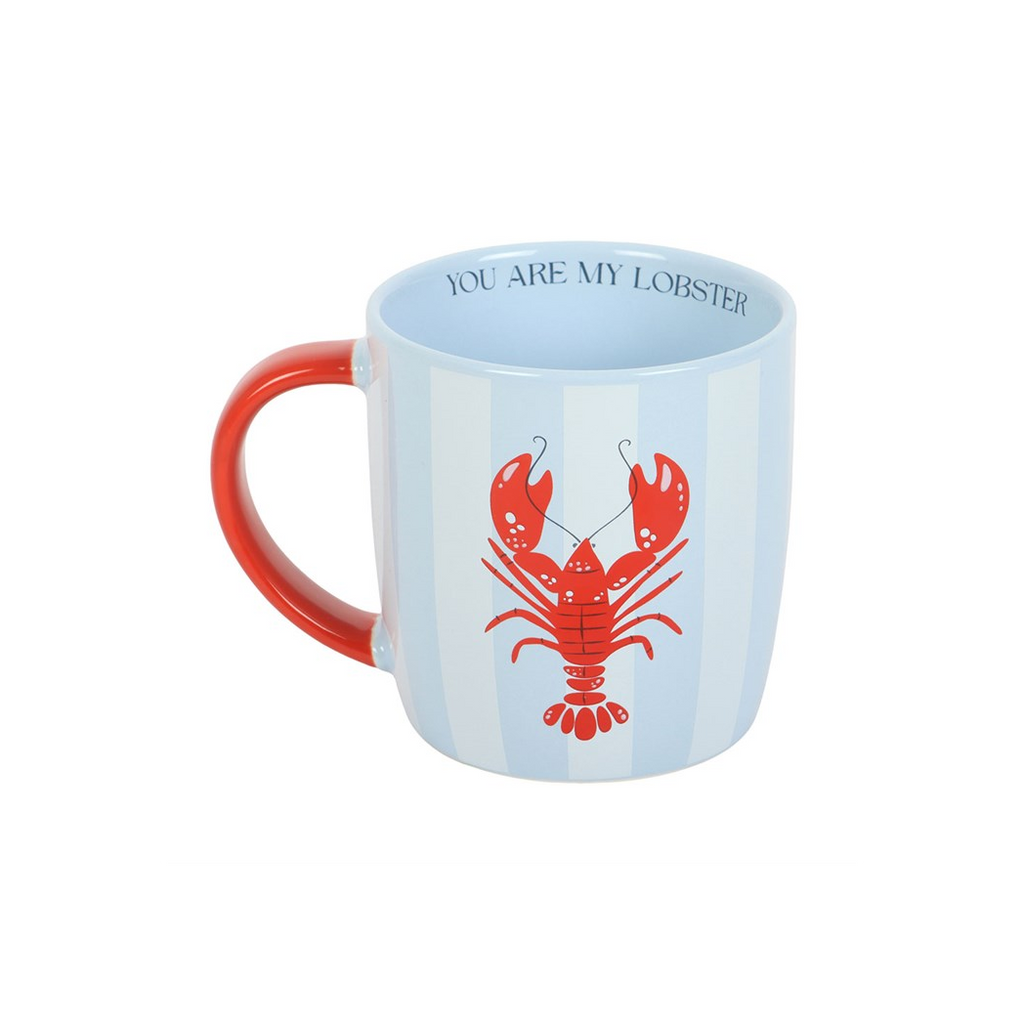 You Are My Lobster Striped Mug