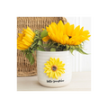 Hello Sunshine Plant Pot with 3D Sunflower
