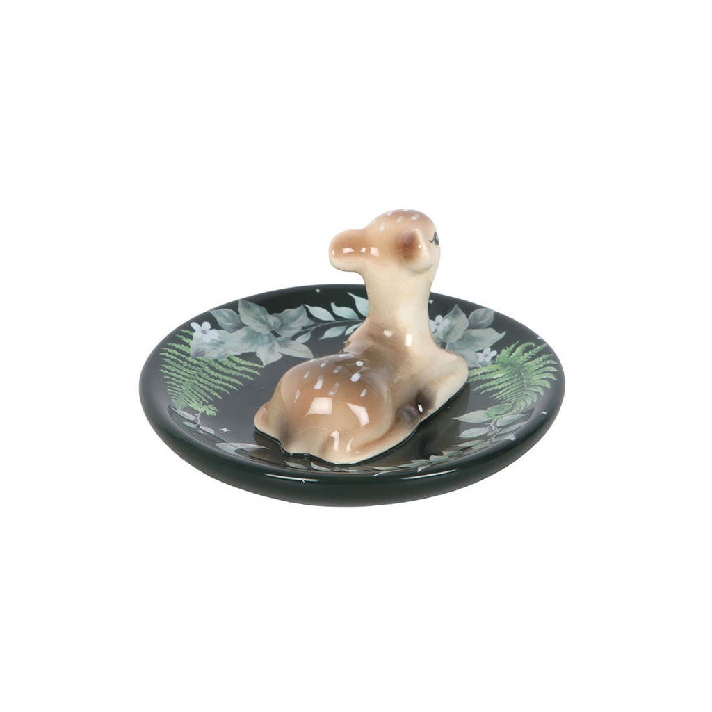 Green Fawn Trinket Dish