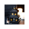 Black Haunted House Oil Burner and Wax Warmer
