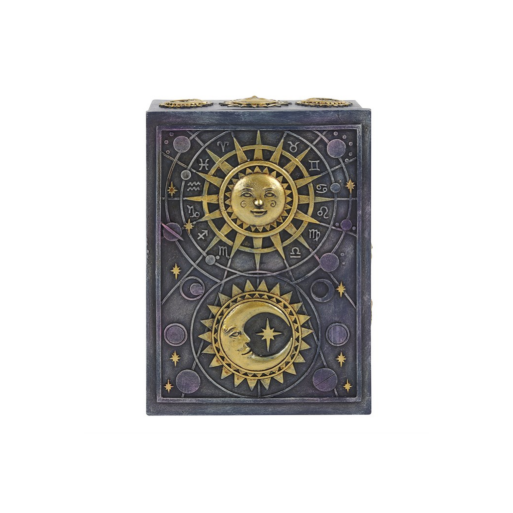 Sun and Moon Resin Storage Box