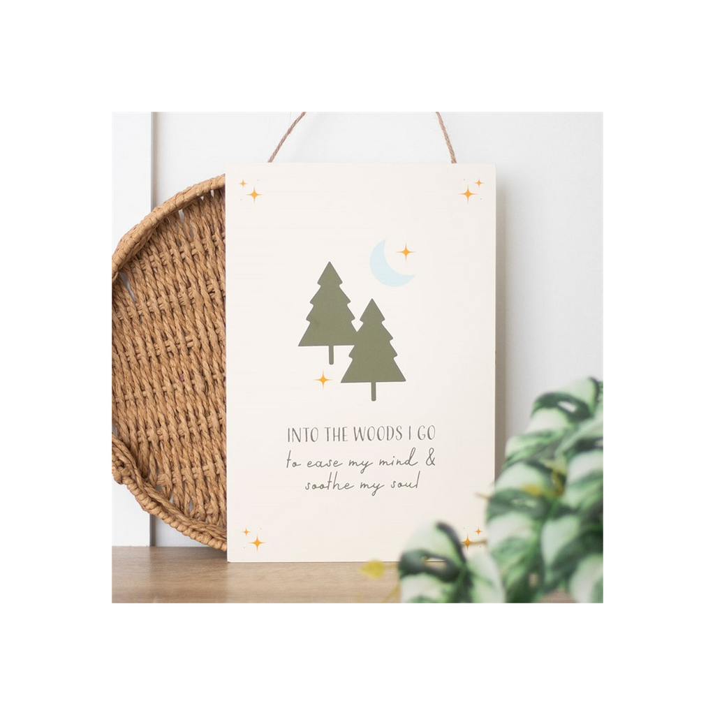 Into the Woods Hanging Sign