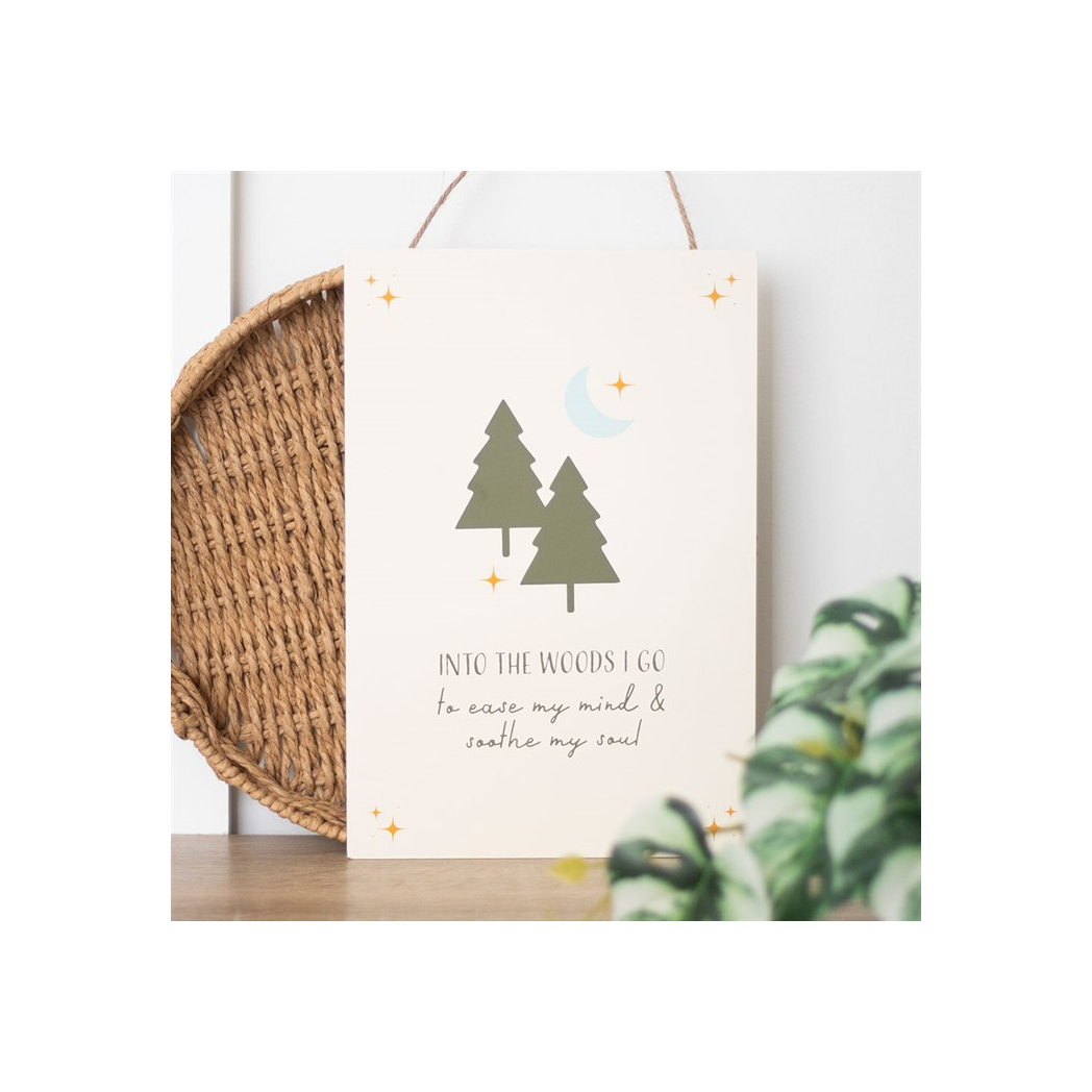 Into the Woods Hanging Sign