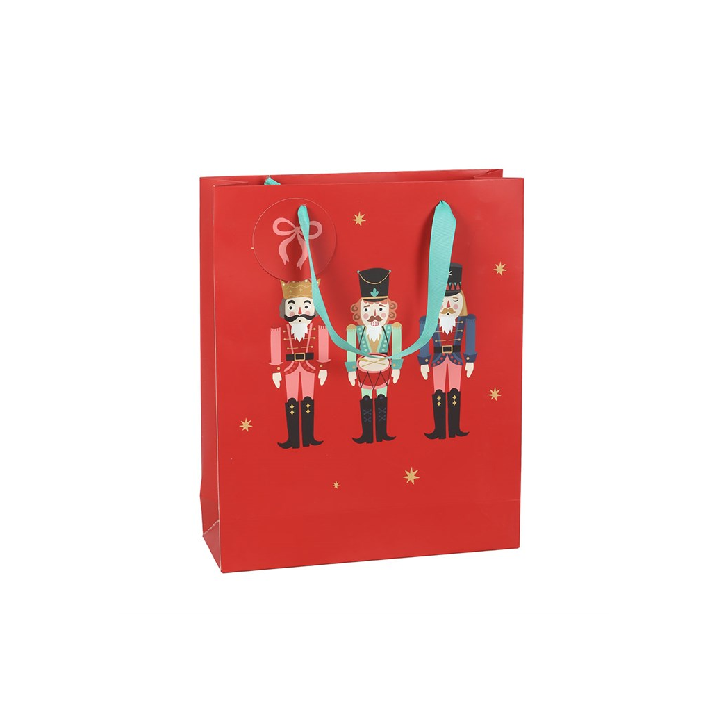 33cm Red Nutcracker Gift Bag