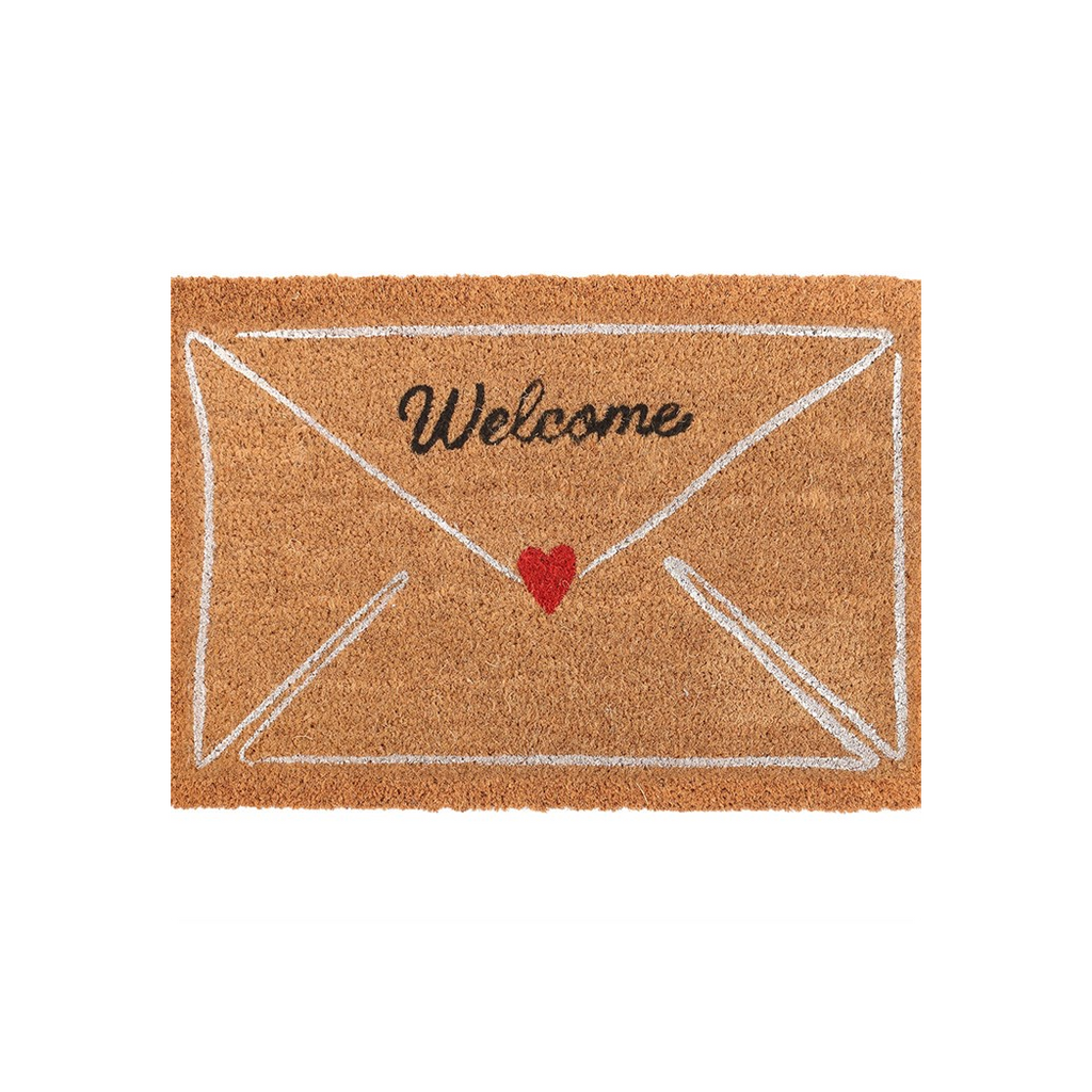Natural Love Letter Valentine's Day Doormat