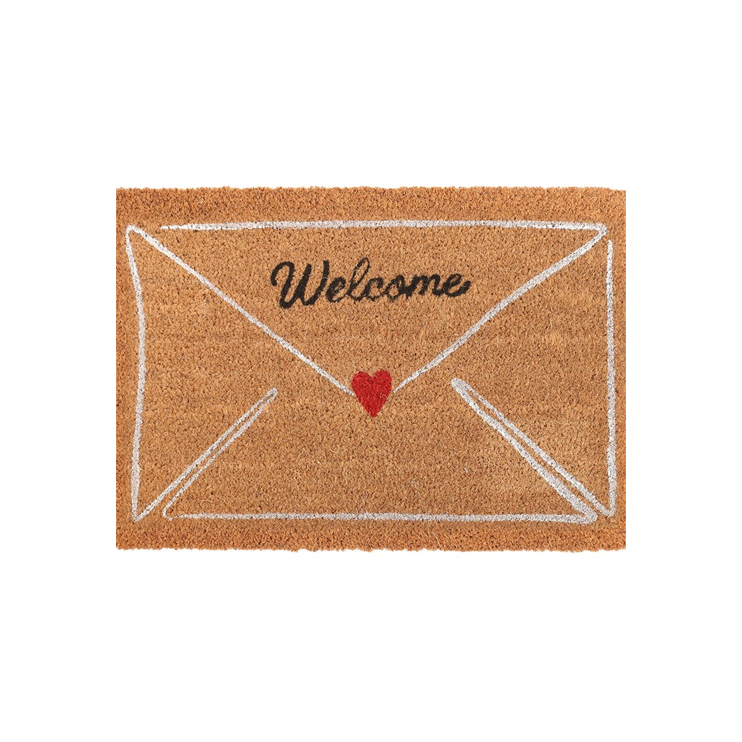 Natural Love Letter Valentine's Day Doormat