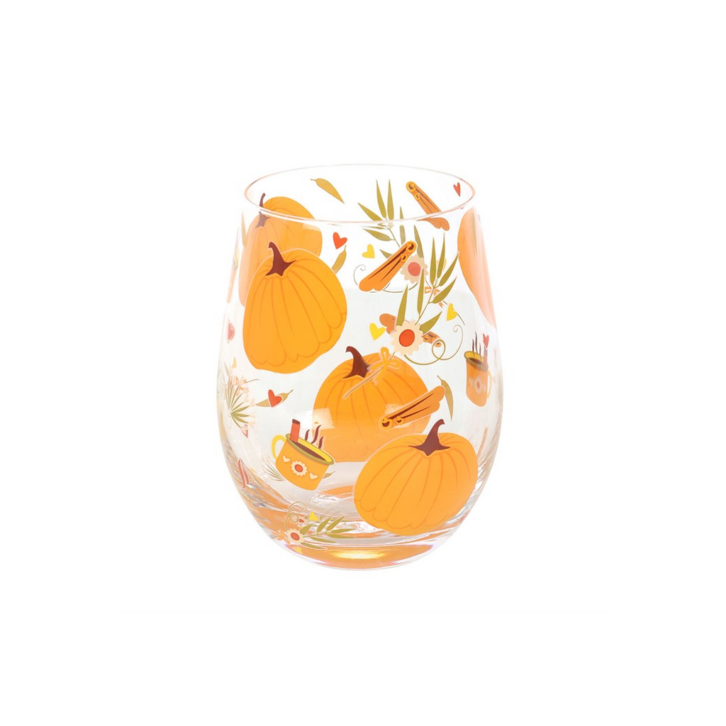 Autumn Days Print Stemless Glass