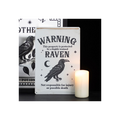 Protected by a Raven Hanging Sign