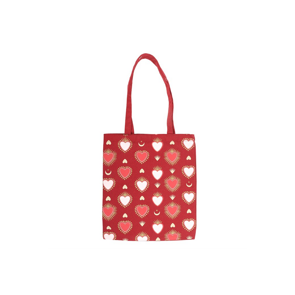 Sacred Heart Print Tote Bag