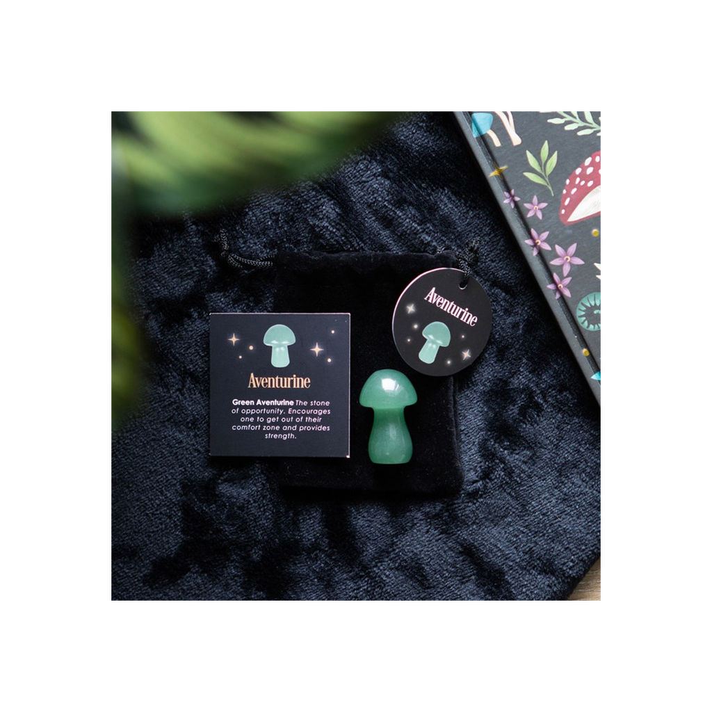Magical Aventurine Crystal Mushroom