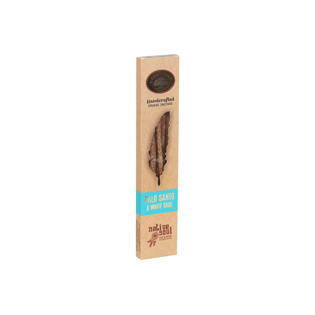 Set of 12 Palo Santo & White Sage Smudge Incense Sticks
