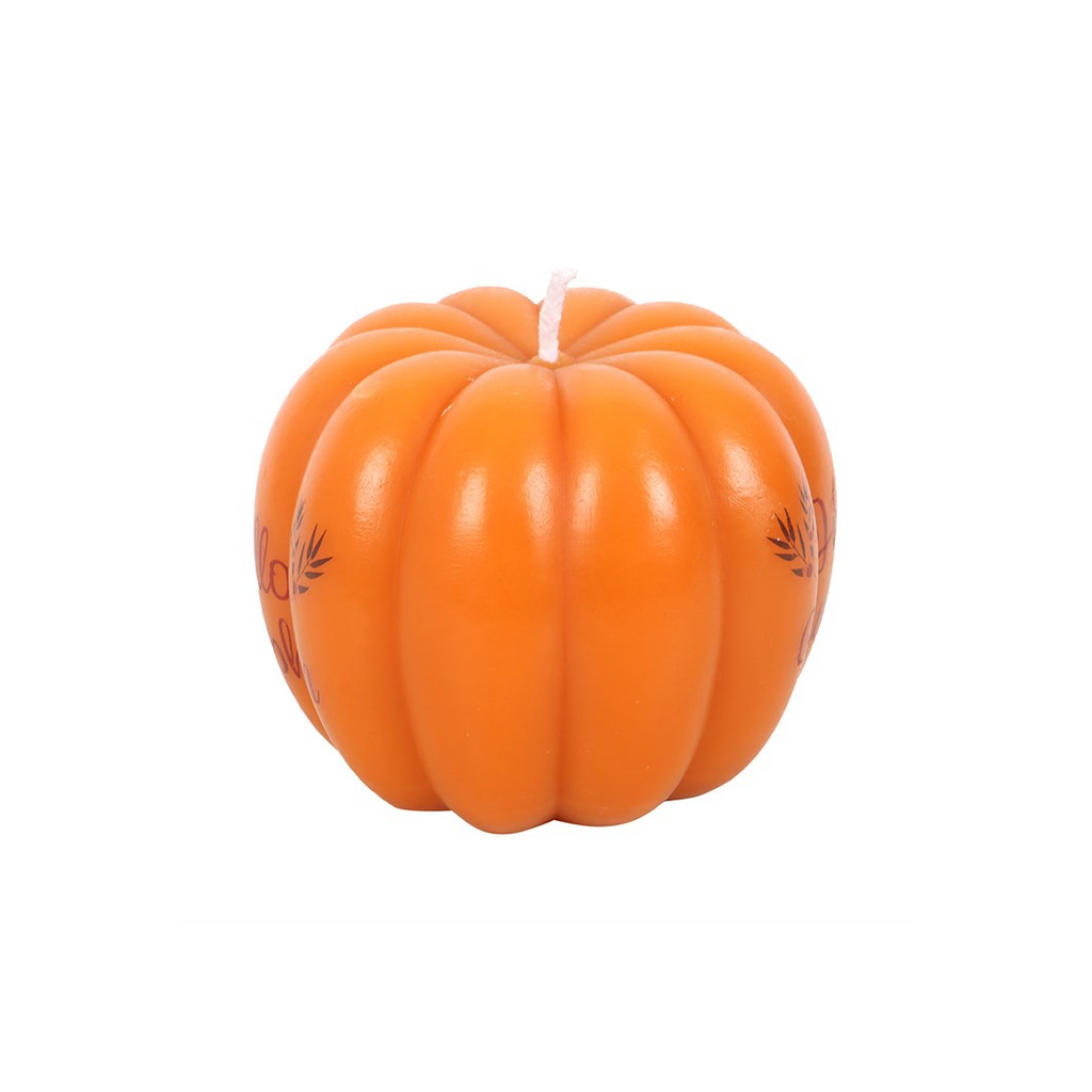 Hello Pumpkin Shaped Candle