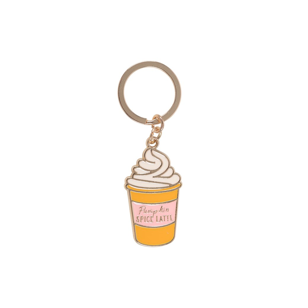 Pumpkin Spice Latte Keyring