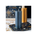 Navy Starry Night Star Shaped Taper Candle
