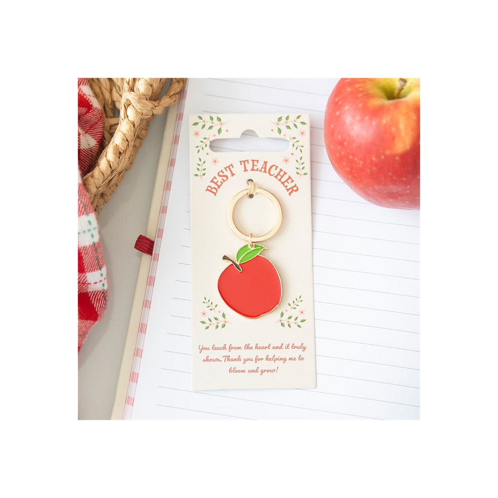Best Teacher Apple Keyring