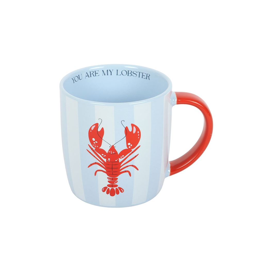 You Are My Lobster Striped Mug