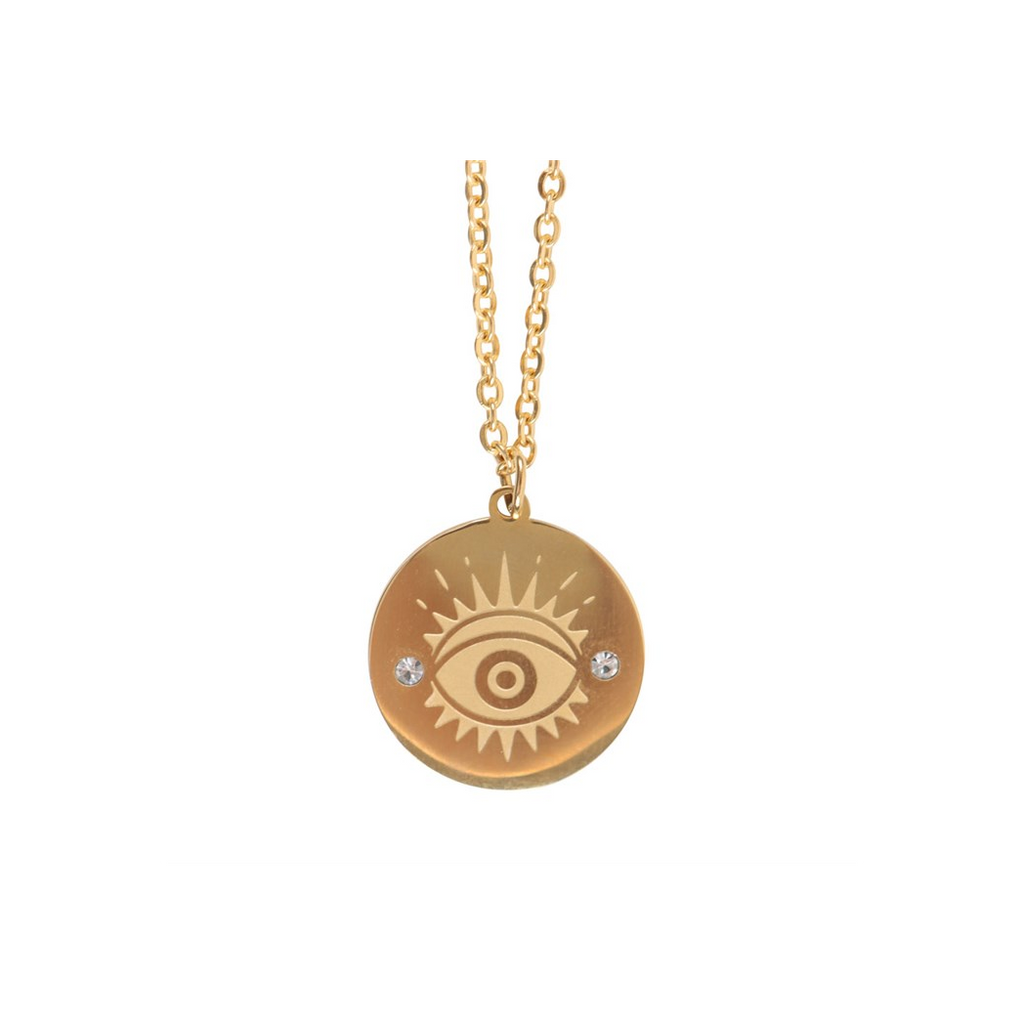 All Seeing Eye Necklace & Dish Gift Set