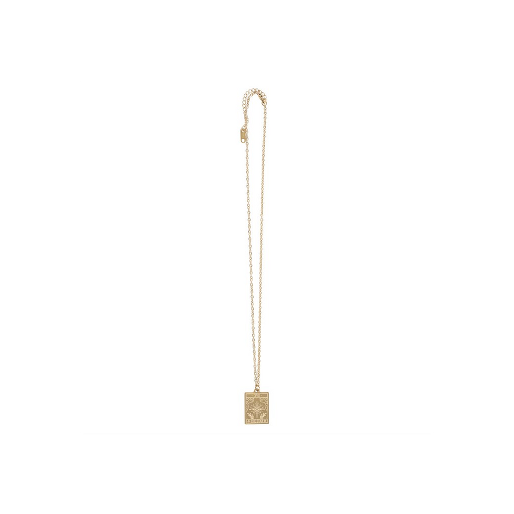 The Star Vintage Tarot Necklace on Greeting Card
