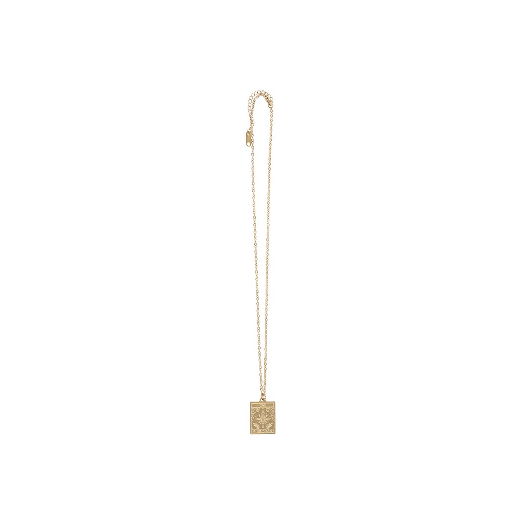 The Star Vintage Tarot Necklace on Greeting Card