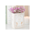 White Book Shaped Vase