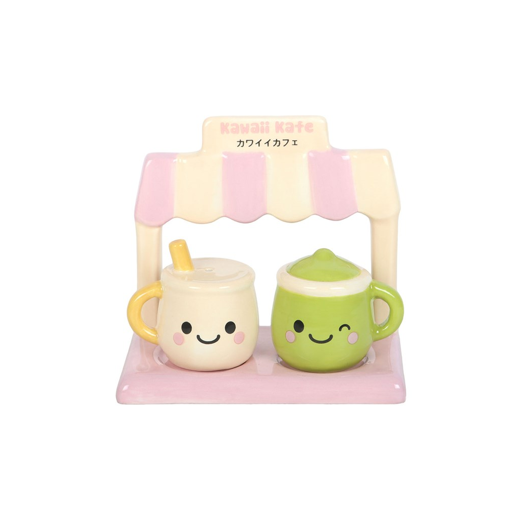 Kawaii Latte Salt and Pepper Shakers