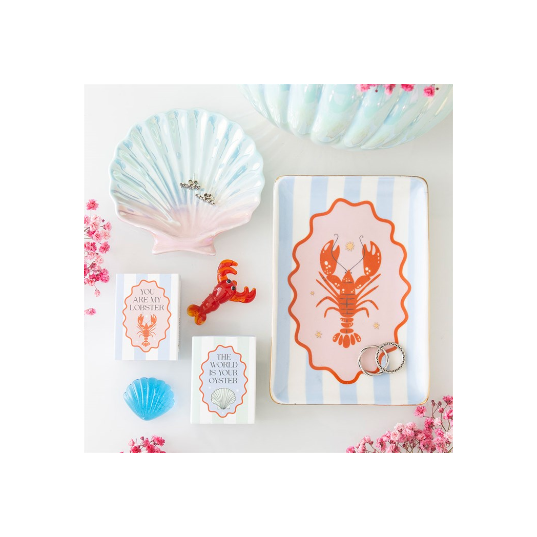 Striped Lobster Trinket Dish