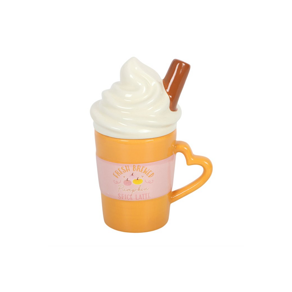 Fresh Brewed Pumpkin Spice Latte Lidded Mug