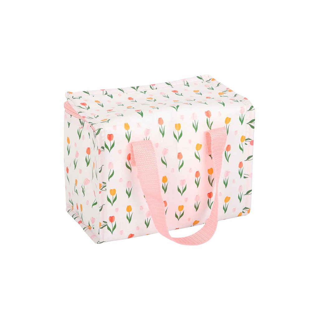 Tulip Print Recycled Plastic Lunch Bag