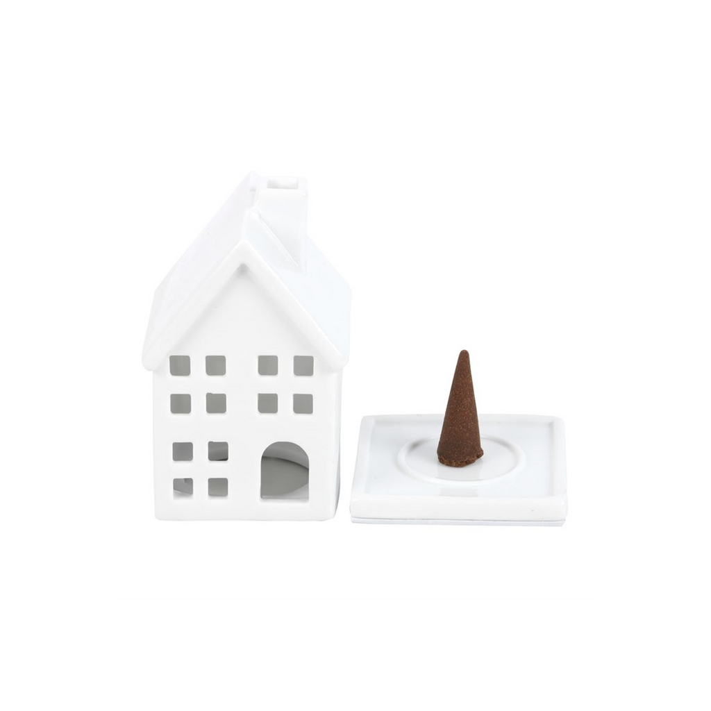 White House Incense Cone Holder