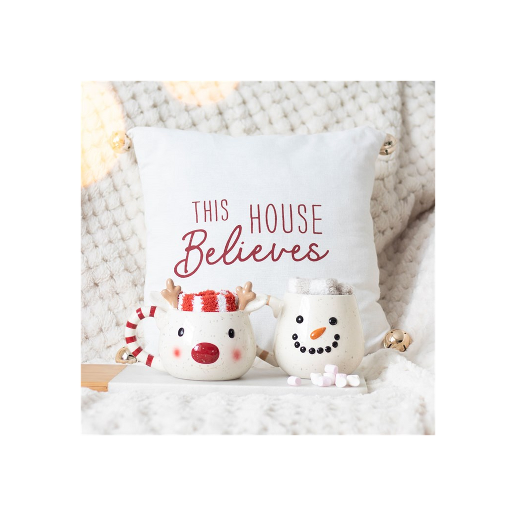 Snowman Mug and Socks Set