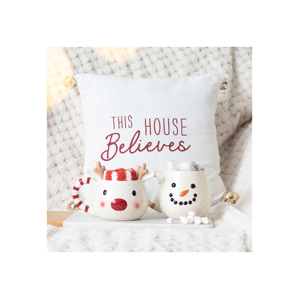 Snowman Mug and Socks Set