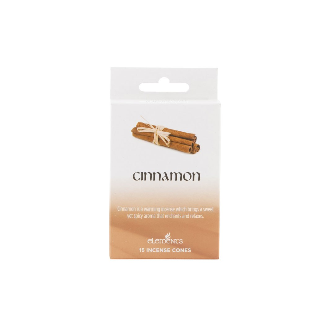 Set of 12 Packets of Elements Cinnamon Incense Cones
