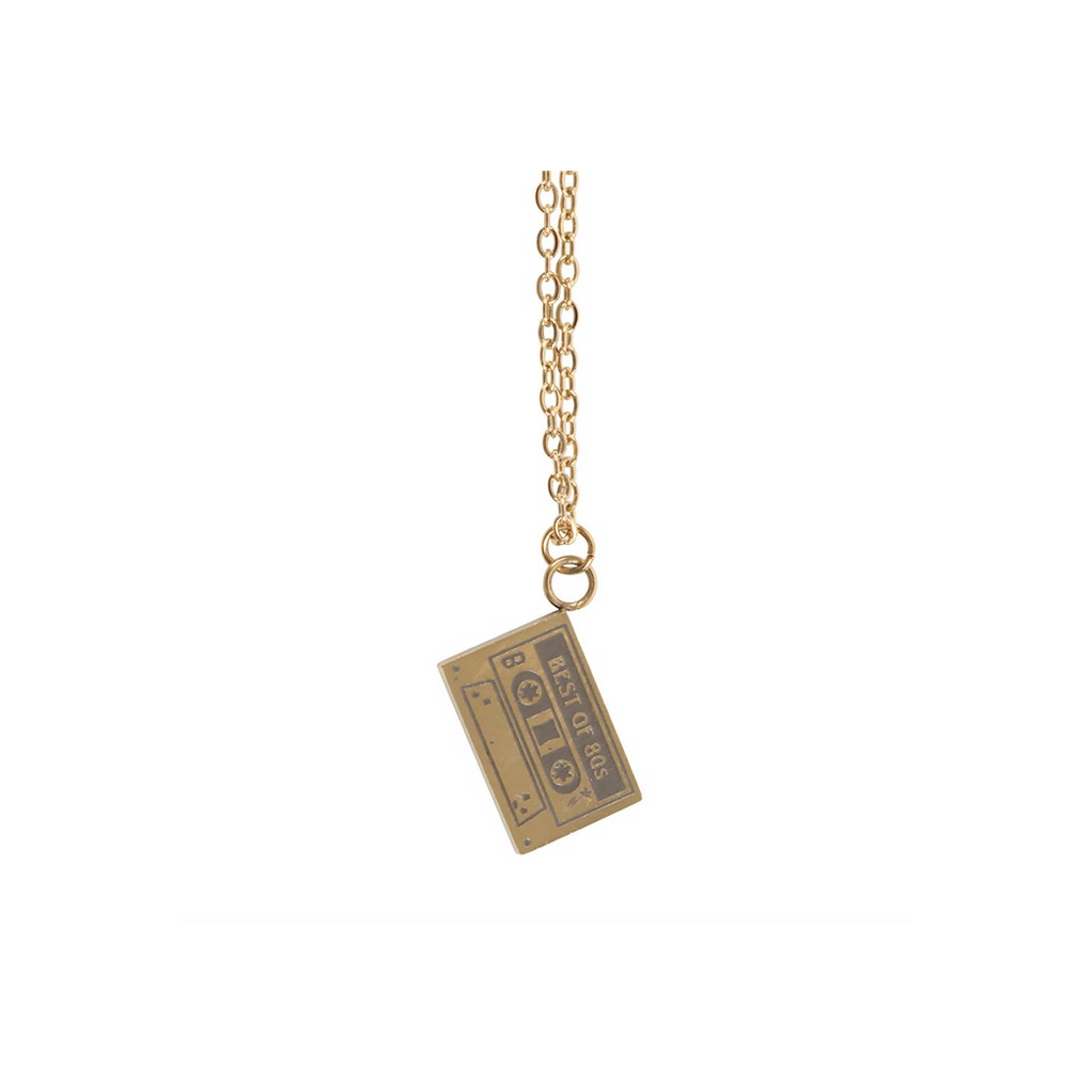 Mixtape Necklace on Greeting Card