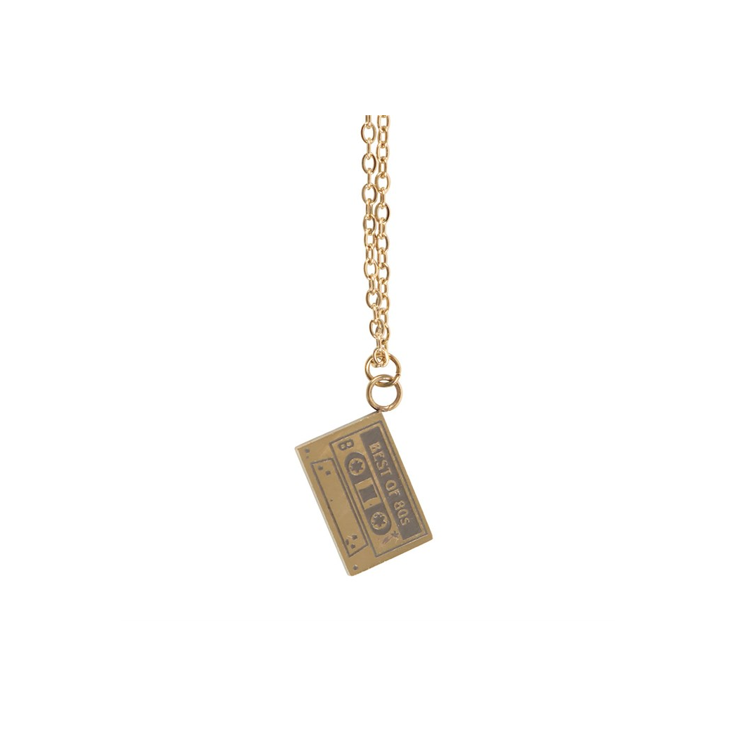 Mixtape Necklace on Greeting Card