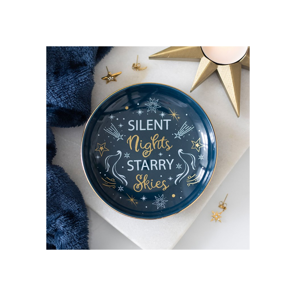 Silent Nights Starry Skies Trinket Dish