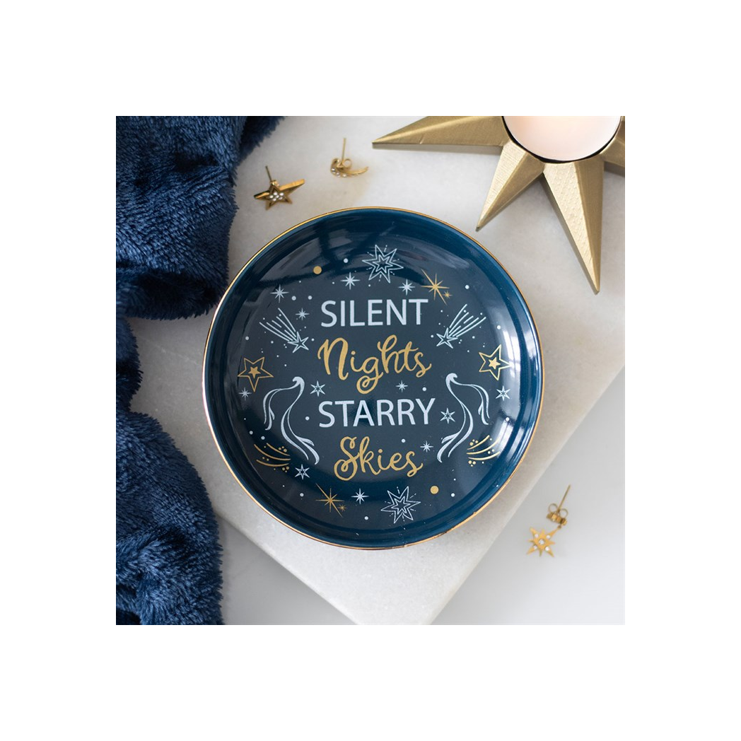 Silent Nights Starry Skies Trinket Dish