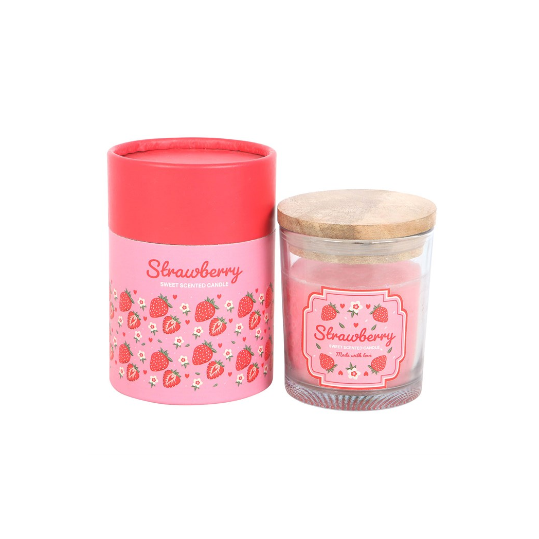 Strawberry Scented Candle