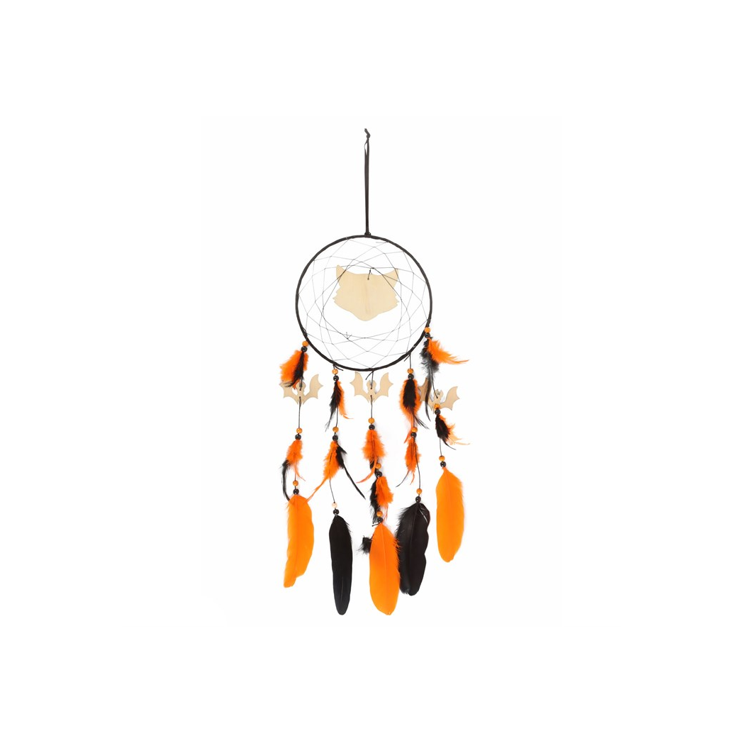Black Cat Halloween Dreamcatcher