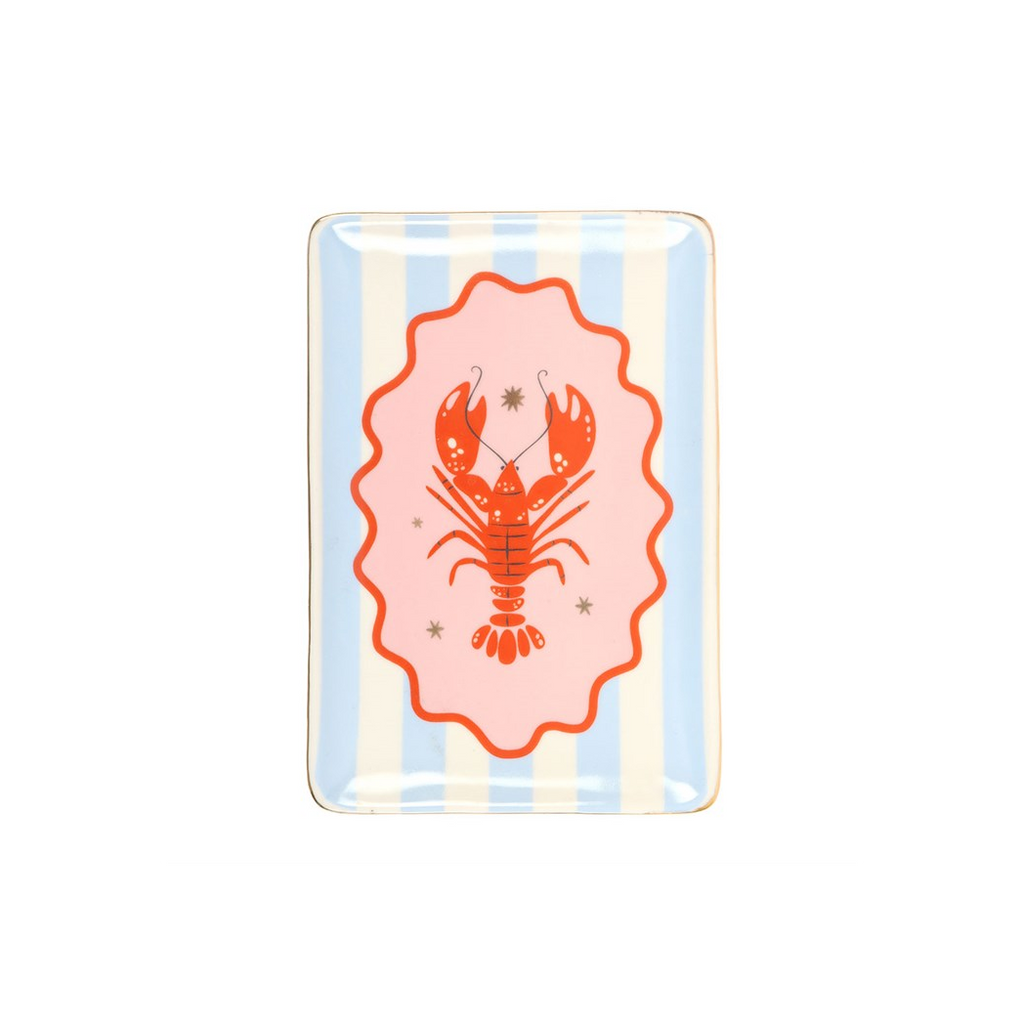 Striped Lobster Trinket Dish