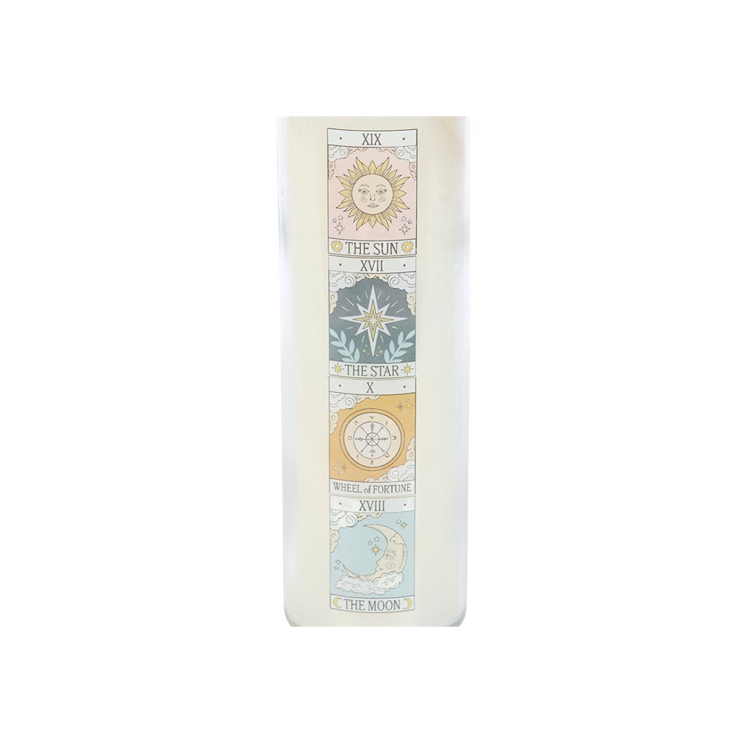 Vintage Tarot Rose Tube Candle